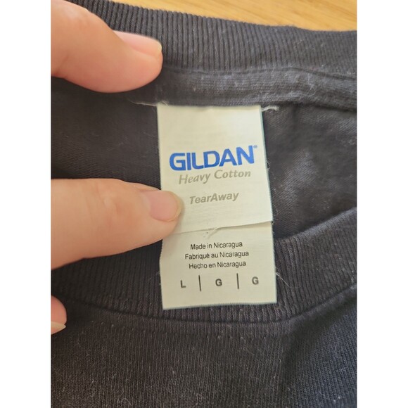 Disney Mickey Mouse "Thin Blue Line" American Flag Black T-Shirt Size L - Picture 5 of 6